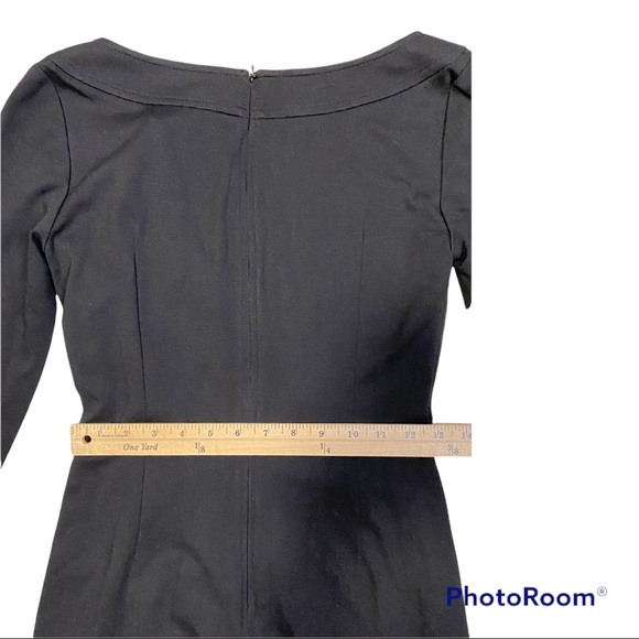 Lauren Ralph Lauren Ruched V-neck Dress Size 2 - Picture 7 of 10